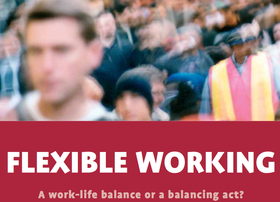 cover of the report into flexible working