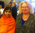 Jean Lambert with Pakisatin girls' education campaigner Malala Yousafzi