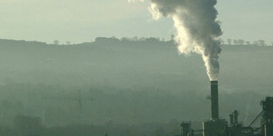 AA smoking industrial chimney