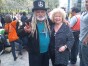 At CND rally in New York with George Paz martin