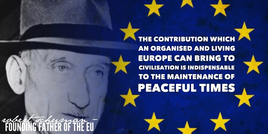 Europe Day Schuman quotation