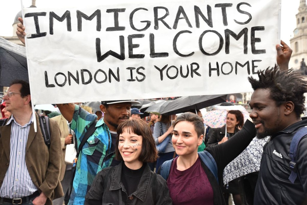 Thousands protest Brexit in London (Image: APRex Features via AP Images)