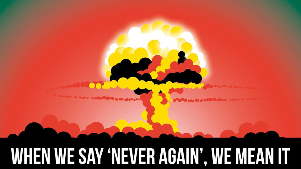 Hiroshima never again